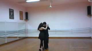 LEZIONI DI TANGO  Salida Cruzada Practical Lesson Demo [upl. by Pearle650]