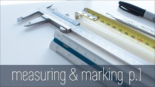 Measuring amp Marking Part 1  Planning  Architecture Modelmaking 101 [upl. by Aneem]