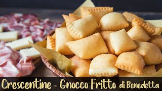 CRESCENTINE  GNOCCO FRITTO FATTO IN CASA DA BENEDETTA  Ricetta Facile Senza Strutto [upl. by Yarrum328]