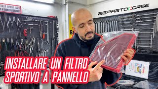 Installare aria filtro sportivo a pannello Potrebbero esserci problemi  REPARTOCORSE AUTOWORKS [upl. by Keene884]