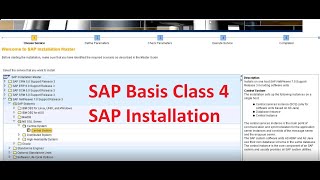 SAP Basis  Class 4  Installation [upl. by Lennor]