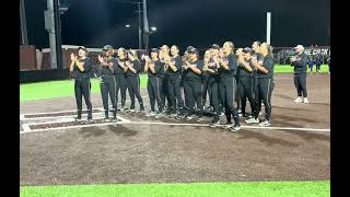 Fight on Jax State softball sings their fight song [upl. by Nohsad]