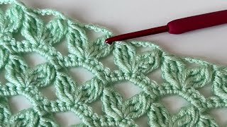 Very Easy Crochet ShawlBaby Blanket Pattern For Beginners  Knitting Blanket Patterns crochet [upl. by Kciredes307]