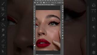 How to draw realistic eyeliner photoshop short [upl. by Enitsirc]