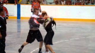 SN Rebels vs Wallaceburg July 22 2012 Fight [upl. by Lener415]