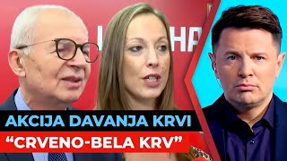 Akcija dobrovoljnog davanja krvi “Crvenobela krv”  Mirjana Knežević Svetozar Mijailović  URANAK1 [upl. by Steinman]