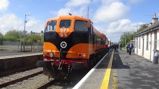 Irish Rail 071 Class Loco 071 Retro  RPSI Cravens  Rosslare StrandCoWexford [upl. by Aihsar]