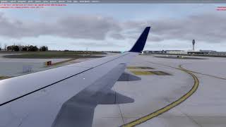 P3Dv4 Departure KATL ImagineSim [upl. by Aidni]