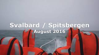 Spitzbergen  Svalbard Norway Arctic August 2016 [upl. by Carrel136]