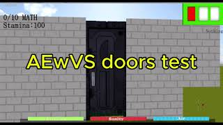 Door test  Baldis Advanced Education in a failed school AEWVS Fangame  Baldis basics  Unity [upl. by Annaeed]