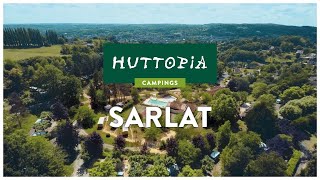 Camping Huttopia Sarlat  Visite virtuelle en Dordogne [upl. by Ycnaf41]