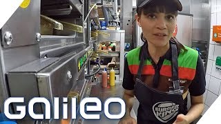 So hart ist der Job in einem Fastfood Restaurant  Galileo  ProSieben [upl. by Ynnol]