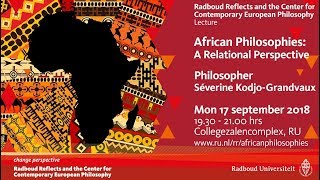 African Philosophies I Lecture by philosopher Séverine KodjoGrandvaux [upl. by Harbed177]