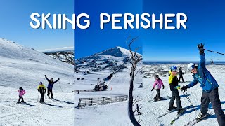 Skiing at Perisher Valley the Largest Ski Resort in Southern Hemisphere – NSW Australia [upl. by Ahsayn119]