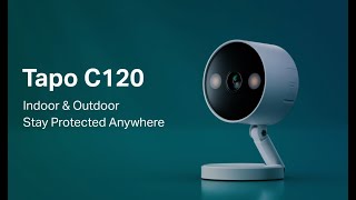 Tapo C120  2K QHD 全彩夜視補光燈防水 AI 磁吸式CCTV IP Camera [upl. by Nefen]