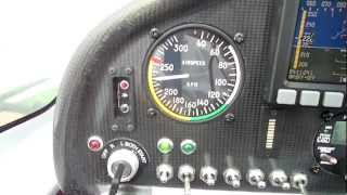 PROMECC SPARVIERO ROTAX 912S CRUISE SPEED 75 POWER MAP 27 RPM 5000 230 KMh IAS 226 KMh DYNON mov [upl. by Helas]