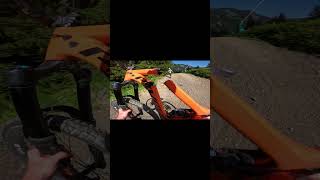 CARBON MTB FRAME SNAPS RESULTING IN HUGE CRASH mtb mountainbiking downhill gopro fail [upl. by Ahon]