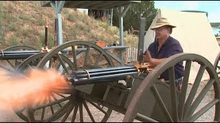 Shooting USA Historys Guns The Gatling Gun [upl. by Anelhtac]