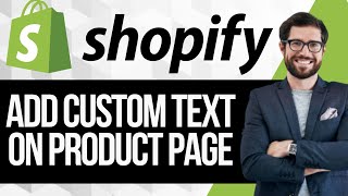 How to Add Custom Text Field on Shopify Product Page [upl. by Gayelord]