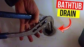 YOU Are Using Wrong Bathtub Drain Removal Tools [upl. by Penland520]