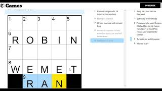 How to solve Today’s NYT Mini CrosswordTips Tricks Walkthrough for Nov 22nd 2024 [upl. by Etheline682]