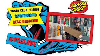 Santa Cruz Reissue Skateboard Deck Unboxing  My First Skateboard of 2024 skateboard unboxing [upl. by Uah]