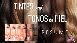 TINTES para CADA TONO de Piel RESUMEN [upl. by Alyt461]