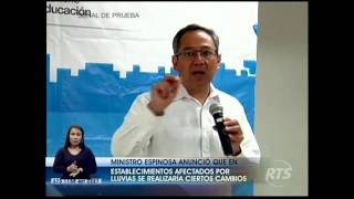 Ministro de Educación presentó cronograma de inicio de clases para la región Costa [upl. by Ahsiloc]