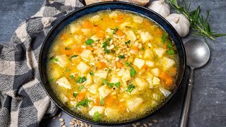 Celeriac Soup with Pearl Barley [upl. by Amoritta]