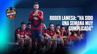 Roger Lamesa quotHa sido una semana muy complicadaquot  Levante UD [upl. by Avek]