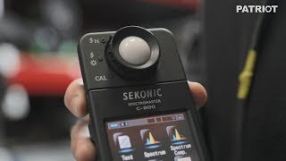 PATRIOT How to Use  Working with Sekonic Spectromaster C800 [upl. by Nadruoj]