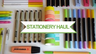 Stationery haul  SchreibwarenEinkauf  kreative DIY Ideen [upl. by Celestia9]