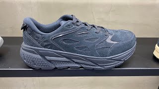 HOKA Clifton L Suede Black  Style Code 1122571BBLC [upl. by Alarick685]