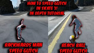 Skate 3 Backwards Man amp Beachball Speed Glitch Tutorial 2024 [upl. by Hoye]