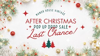 ❄️SALE CLOSED❄️ LAST CHANCE DROP SALE  VINTAGE HOME DECOR SALE  AFTER CHRISTMAS DROP SALE [upl. by Ahsilef]