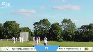 New Bradwell CC Sunday 2nd XI v Abington Phoenix CC Friendly XI [upl. by Dlopoel]