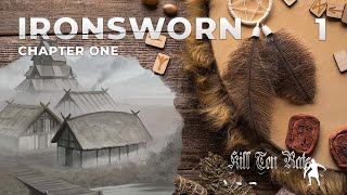 Chapter One Ironsworn Solo RPG Actual Play  VOWS TO THE WIND  Episode One [upl. by Eelitan]