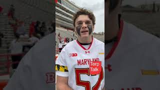 Maryland Lacrosse Postgame Luke Wierman v Princeton [upl. by Judah]