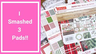 Smashing Partial Pads Project Share  How I Finished off 3 Pads  Cards Journals and More [upl. by Yorick341]