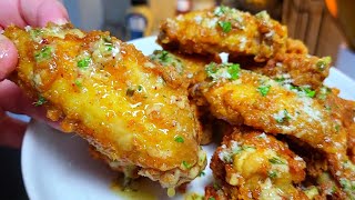 COWBOY BUTTER sauce on chicken wings is a game changer [upl. by Kcirtapnhoj821]