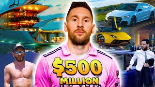 Lionel Messi Billionaire Luxury lifestyle in Miami [upl. by Ogir298]