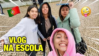 VLOG NA ESCOLA EM PORTUGAL🇵🇹🤪 Lah Rios [upl. by Htnicayh497]