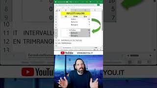 Funzione TRIMRANGE excel exceltips exceltricks exceltutorial [upl. by Butler497]