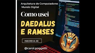 DAEDALUS E RAMSES  EXERCÍCIO 1 [upl. by Notlil]