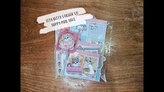 Itty Bitty Sticker Co Happy Mail Haul [upl. by Nolaj]