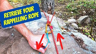 5 rappel rope retrieval techniques [upl. by Aeuhsoj]