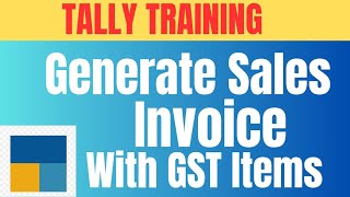 Tally Prime  Create Sales Invoice with Multiple GST Rates ടാലിയിൽ GST Invoice എങ്ങിനെ ചെയ്യാം [upl. by Mccallum]