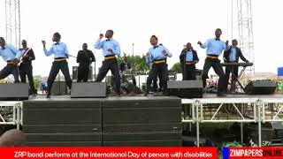 ZRP band performs at the International Day of persons with disabilities celebrationssabilities [upl. by Elsy]