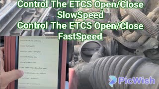 Control The ETCS OpenClose Slow Speed Control The ETCS OpenClose Fast Speed [upl. by Maxfield]