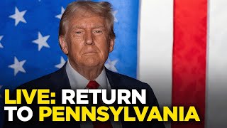 Watch live Trump campaigns in Pennsylvania just weeks after assassination attempt [upl. by Chyou]